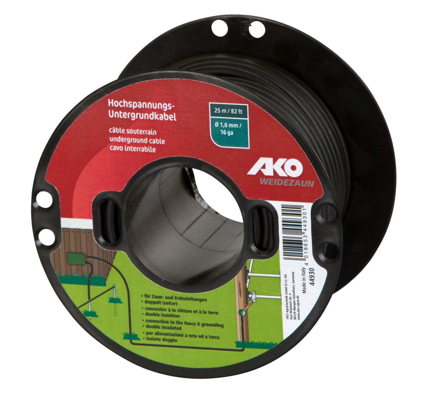 Cable haute tension enterrable 50 ou 100m