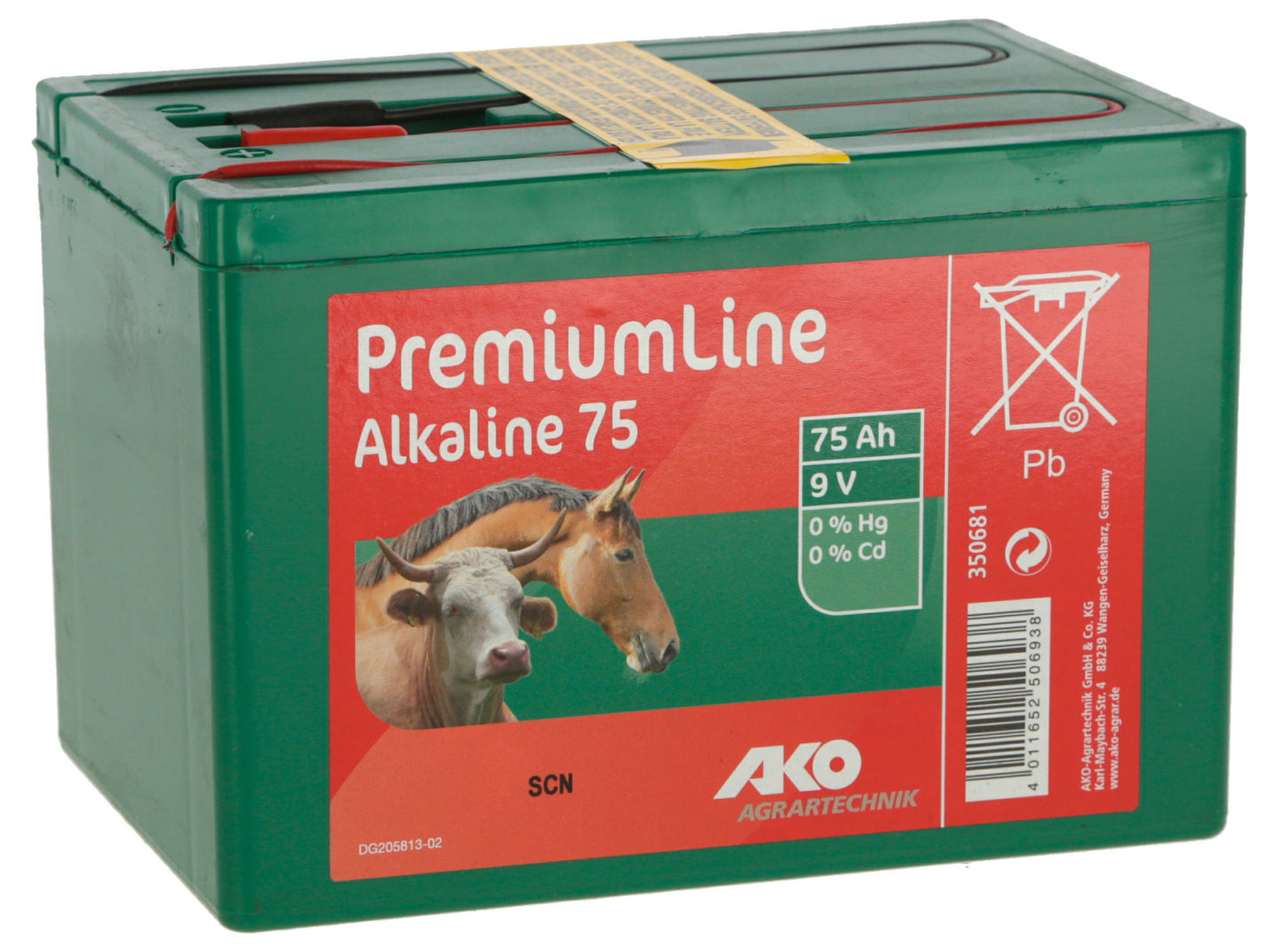Pile sèche alcaline 9 volts