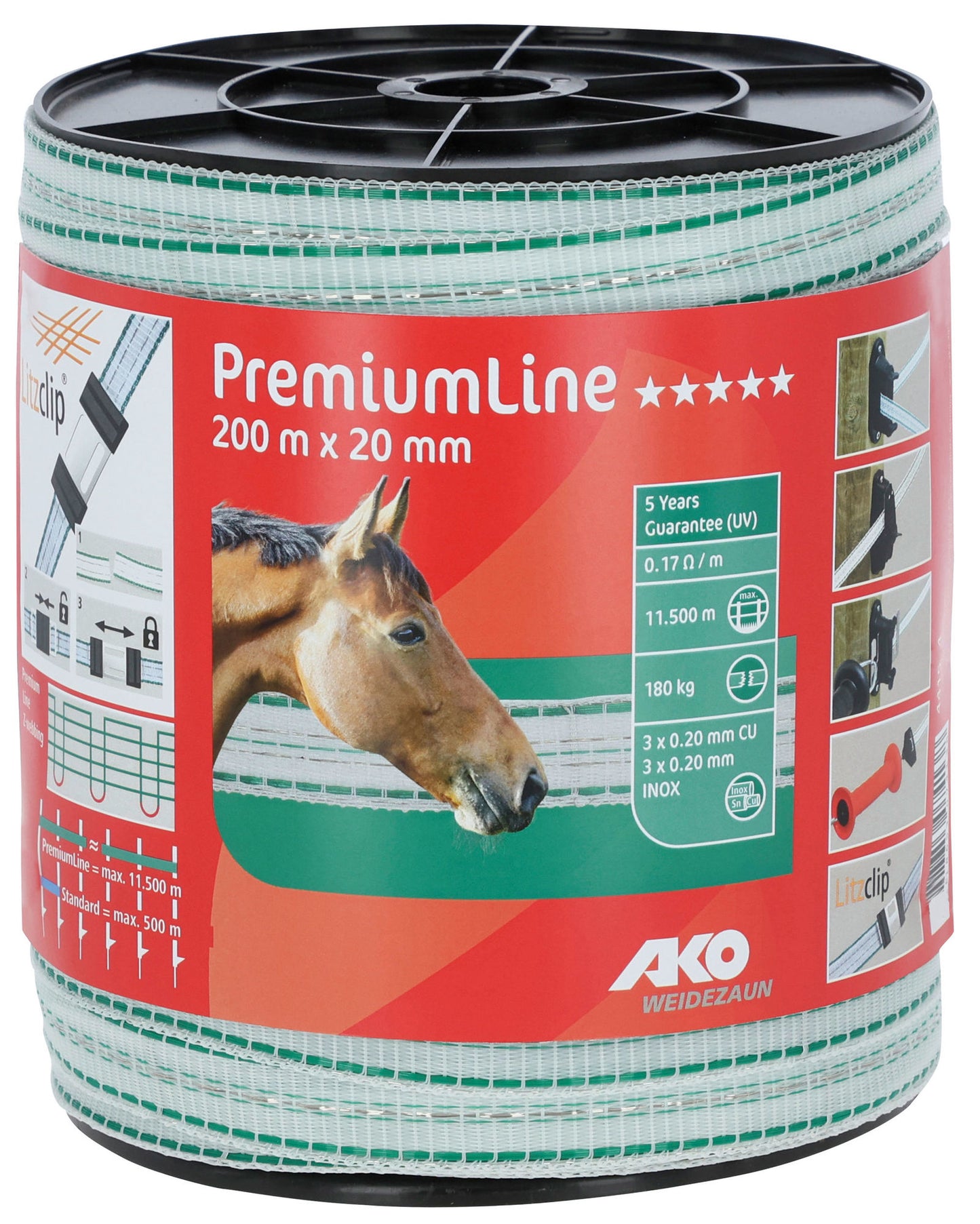 Ruban de clôture PremiumLine 200m