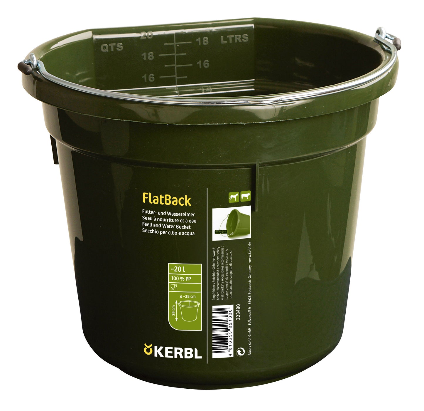 Seau mangeoire FlatBack