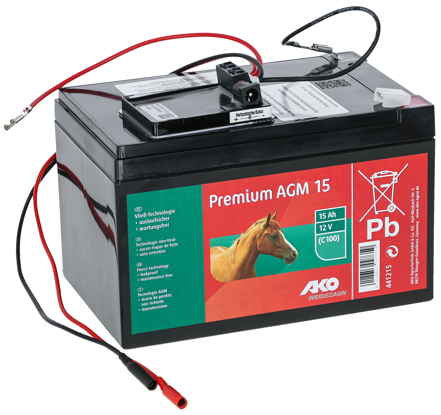 Kit complet Premium AGM 15 Ah