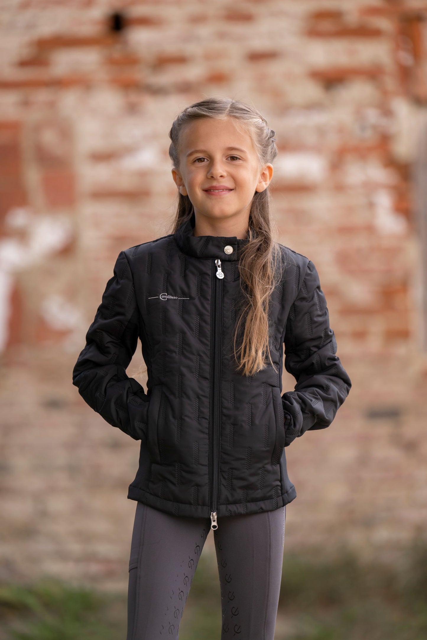 Veste bi-matière enfant