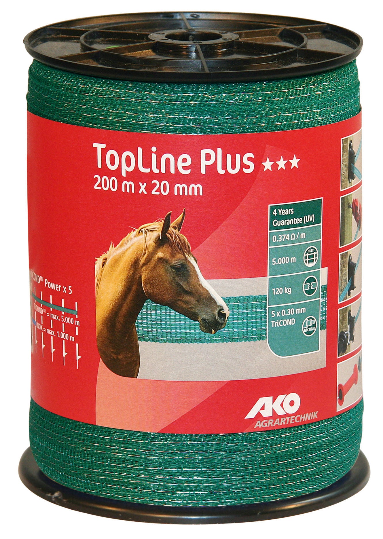 Ruban de clôture TopLine Plus 200m